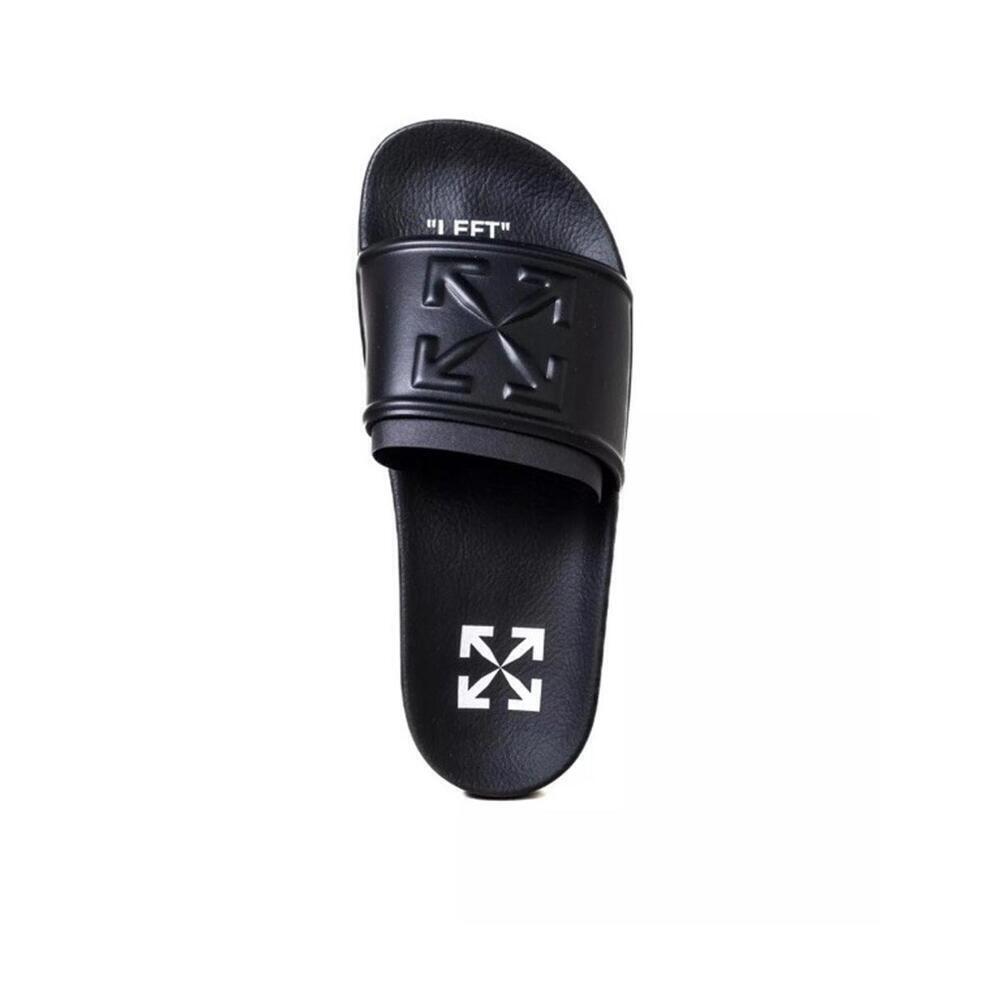 $655 Off-White Arrow Rubber Pool Slides Size 41 US 9 - Picture 3 of 8